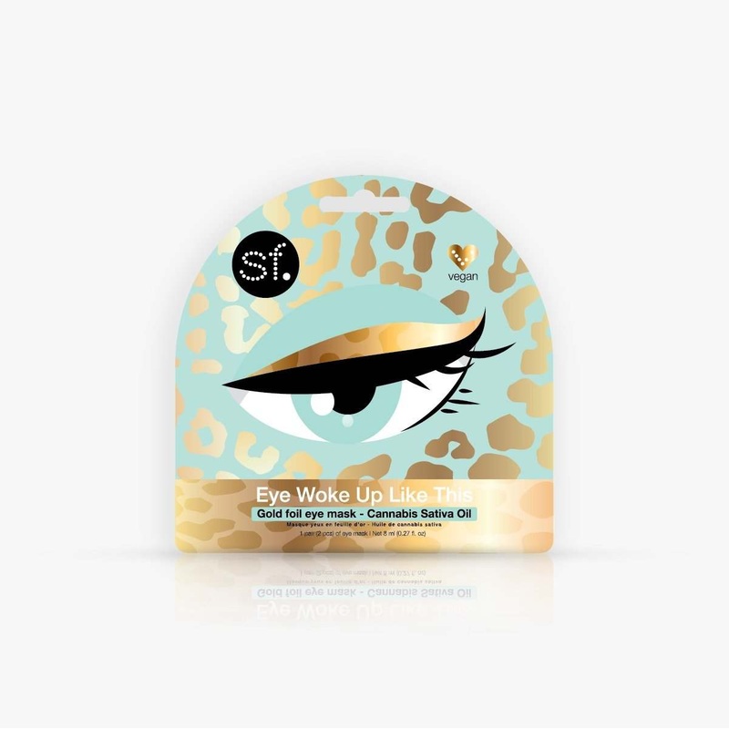 Eye Woke Up Like This – Sativa – Gold Foil Eye Mask