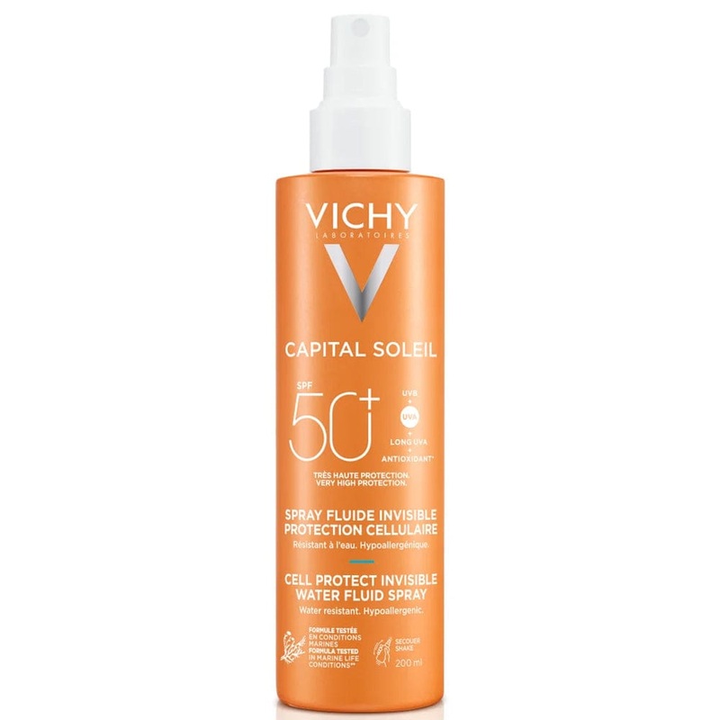 Vichy Capital Soleil Cell Protect Water Fluid Spray SPF50 200ml