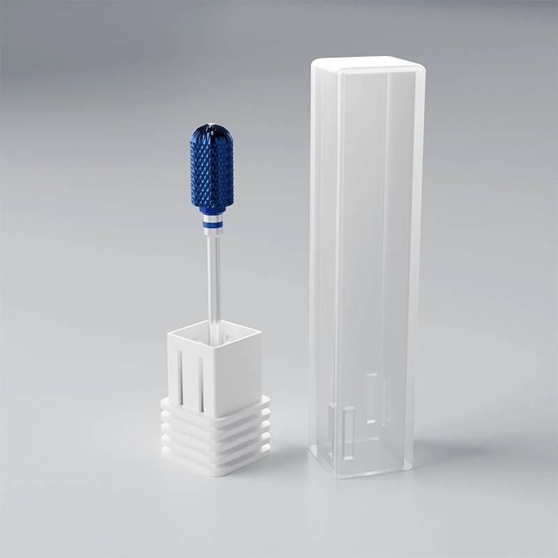 Blue Carbide E-File Bit – 3/32″ Barrel Ball Top