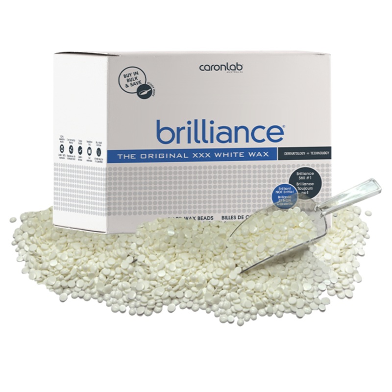 CARONLAB BRILLIANCE XXX WHITE HARD WAX BEADS BOX 5KG
