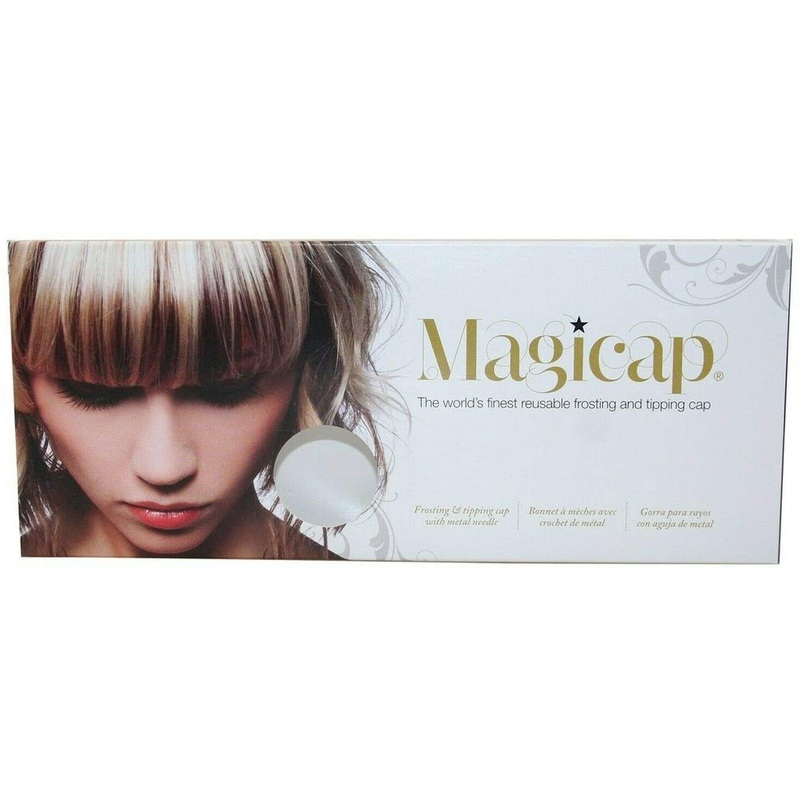 MAGICAP Pro Salon Silicon Hairdressing Highlighting Frosting Cap & FREE Hook