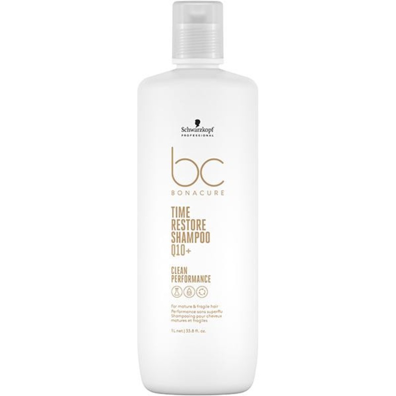 Schwarzkopf – Bonacure — Q10+ Time Restore – Shampoo 33.8oz