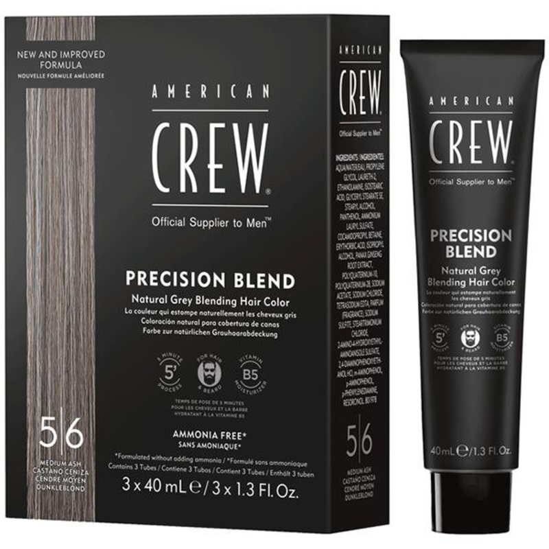 American Crew — Natural Gray Coverage – Medium Ash 3×1.35oz