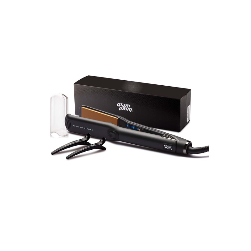 GLAM PALM CLINIC PRO 32MM HAIR STRAIGHTENER – MIDNIGHT BLACK