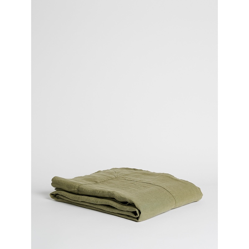 Tablecloth with Large Border in Mint