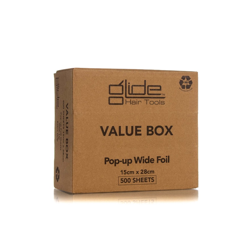 GLIDE VALUE BOX POP-UP WIDE FOIL – 15 X 28CM 500 SHEETS