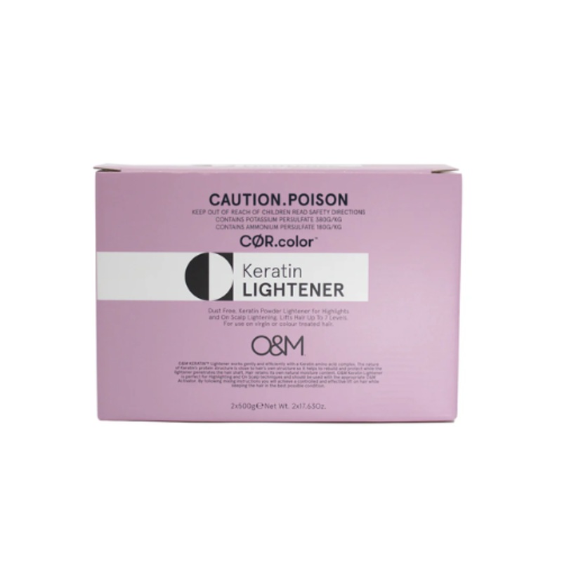 O&M COR.COLOR KERATIN LIGHTENER 2 X 500G
