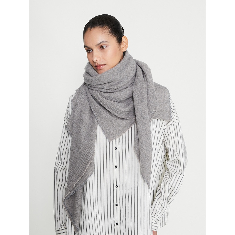 Big Square Cashmere Scarf in Rope