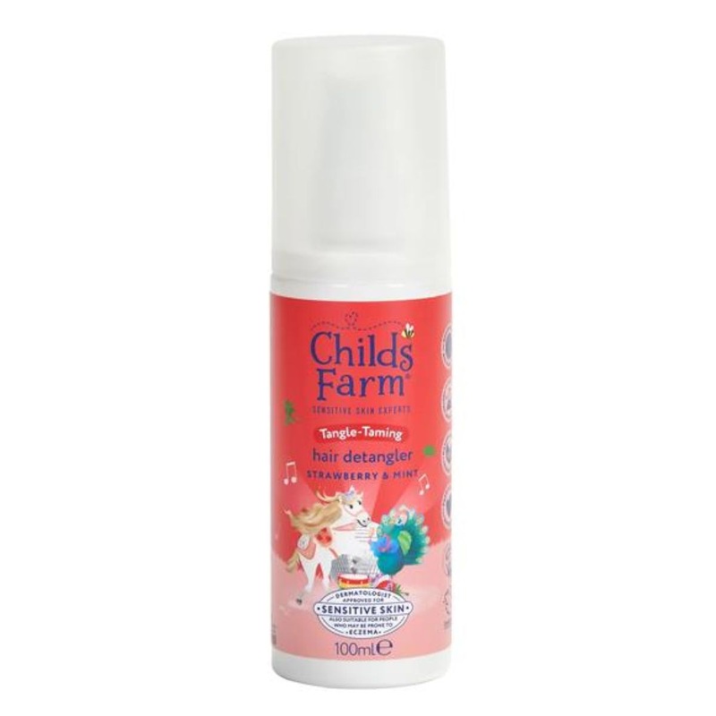 Childs Farm Tangle Taming 3in1 Detangler – Strawberry & Mint Scent  100ml