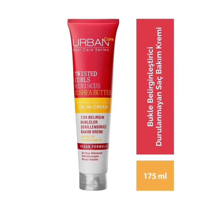 Urban Care Twisted Curls Hibiscus & Shea Butter Oil In Cream 175 Ml