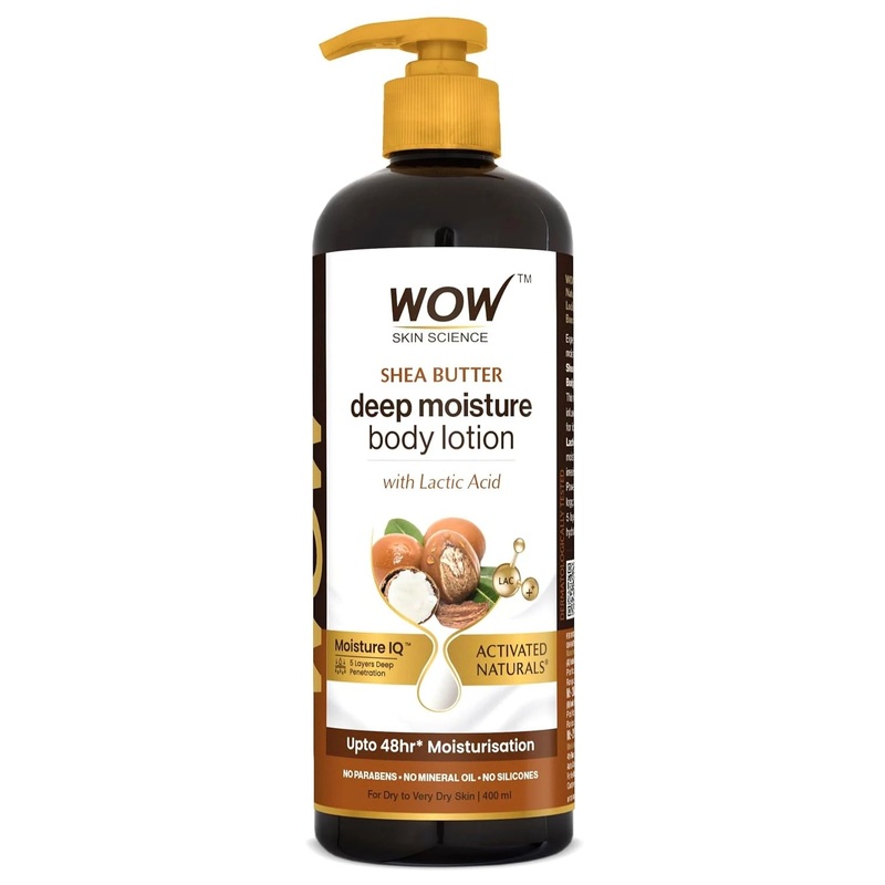 Wow Skin Science Shea Butter Deep Moisture Body Lotion  With LA 400ML