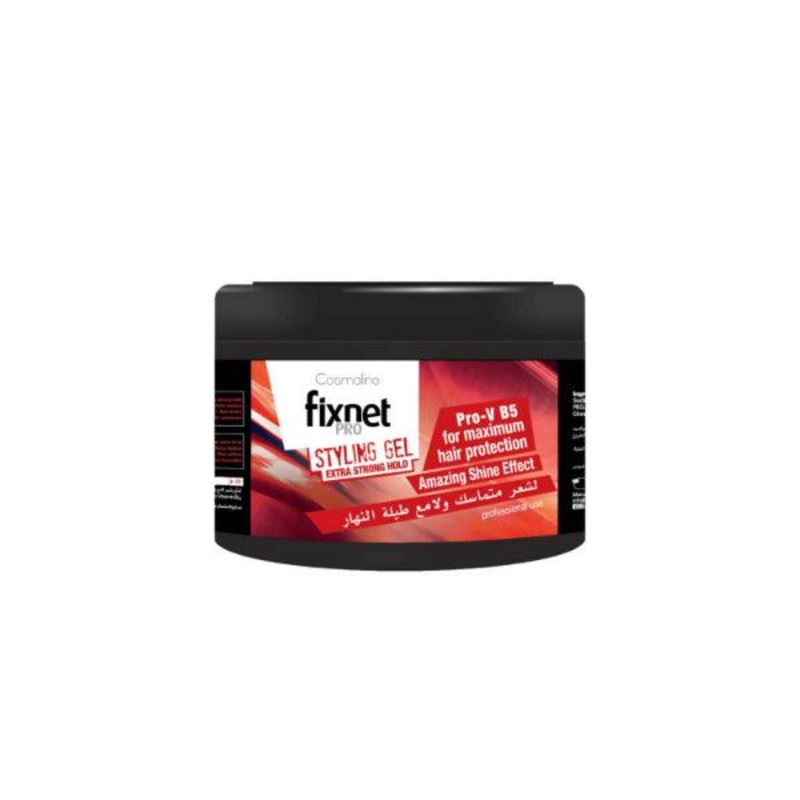 Cosmaline – Fixnet Pro styling Gel Extra Strong Hold Red