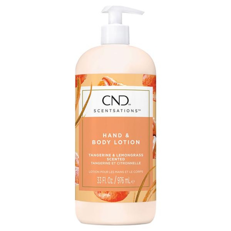 CND — Hand and Body Lotion – Tangerine & Lemongrass 33oz