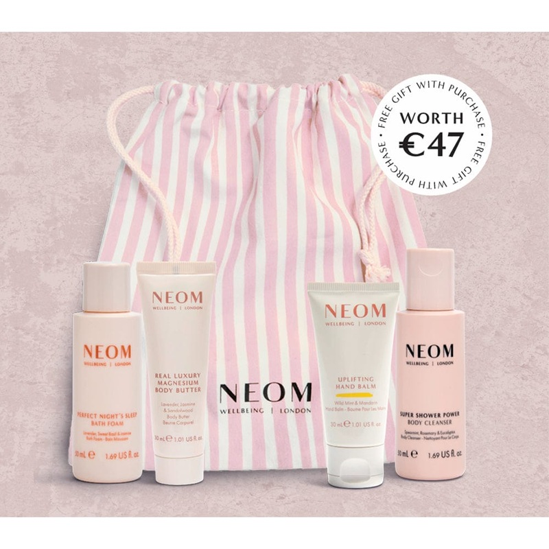 NEOM Wellbeing Summer Essentials Goodie Bag Free Gift