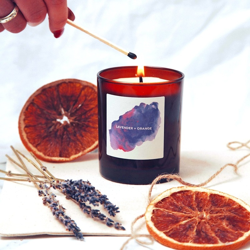 CALM – Sojawachskerze ‘Lavender + Orange’