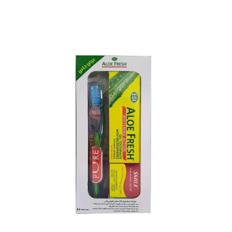 ESI Aloe Fresh Smile Gel Toothpaste Offer (smile100ml+smoker Toothbrush Free)
