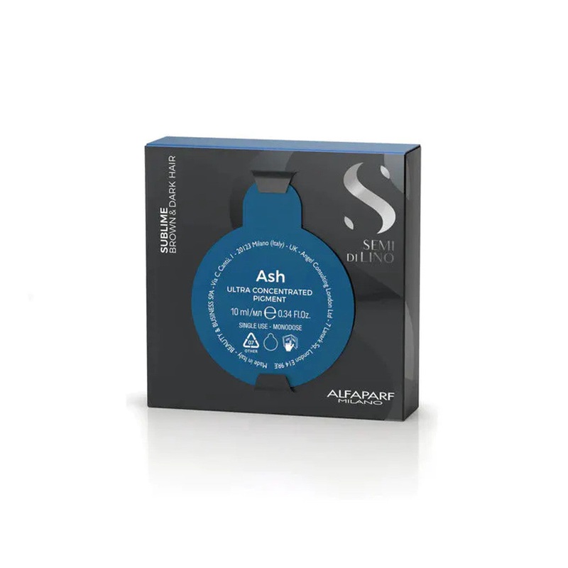 ALFAPARF MILANO SEMI DI LINO SUBLIME ULTRA CONCENTRATED PIGMENT 10ML ASH