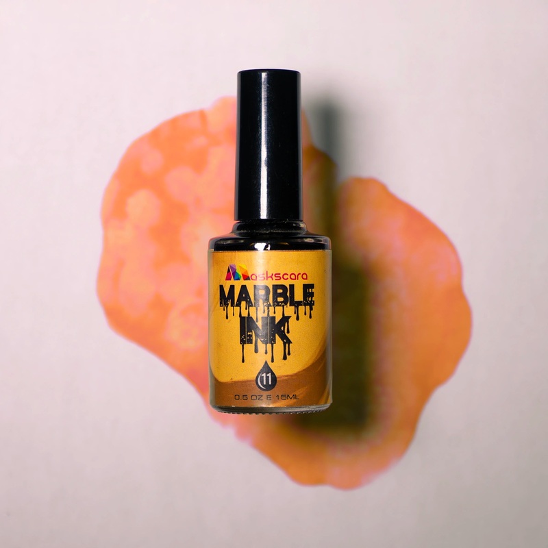 Orange Marble Ink – 15ml