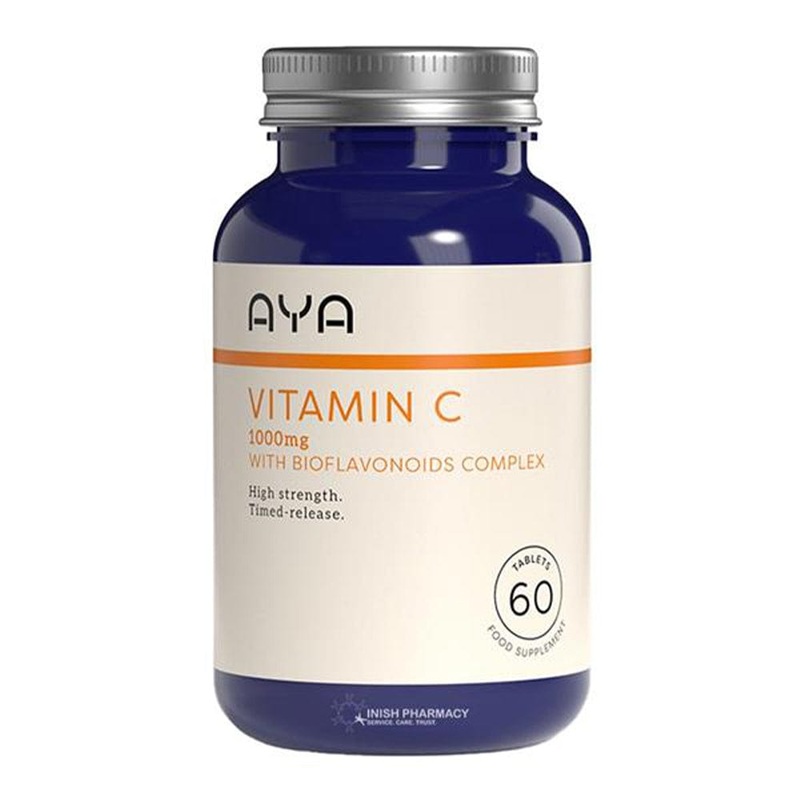 AYA Vitamin C 1000mg With Bioflavonoids Complex 60 Tablets