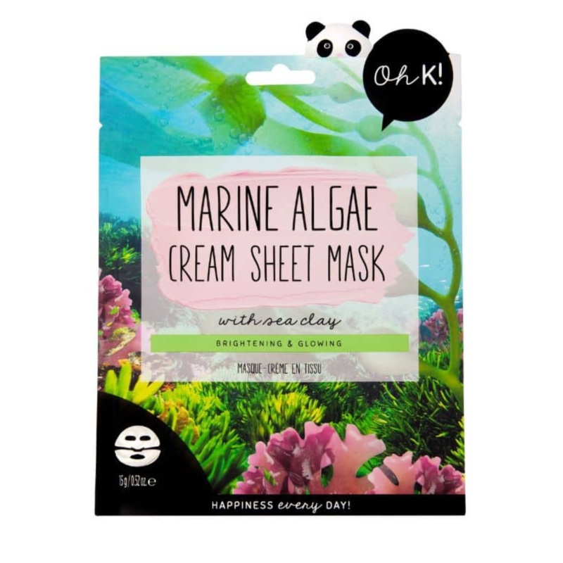 Oh K! Marine Algae and Sea Clay Cream Sheet Mask