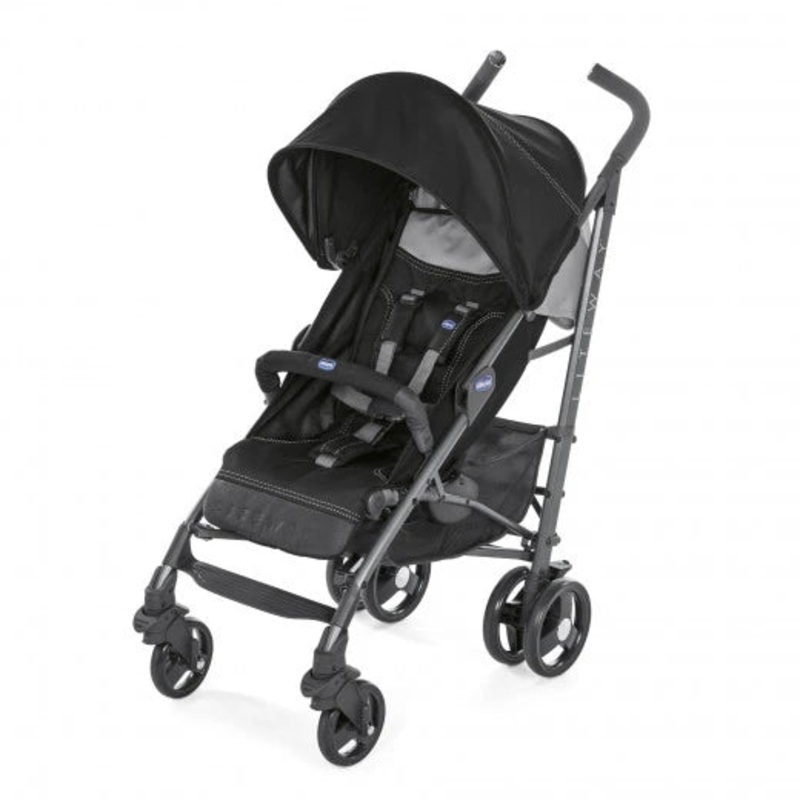 Chicco Lite Way 3 Basic Stroller Bb Jet Black