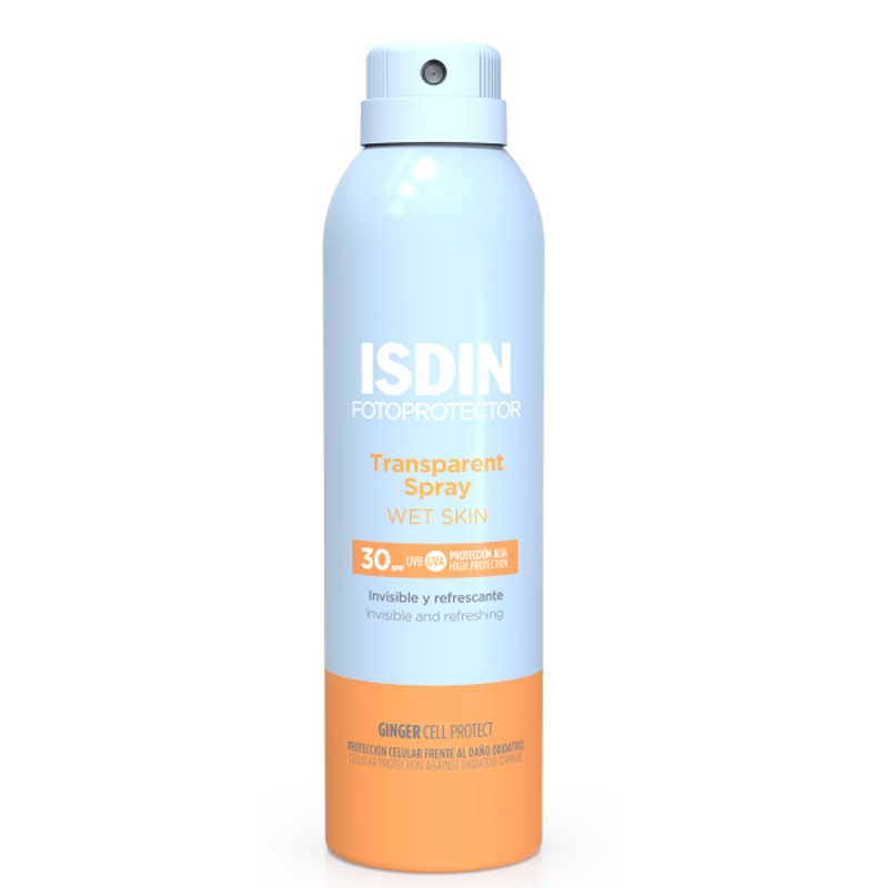 Isdin – Fotoprotector Transparent Spray Wet Skin SPF 30