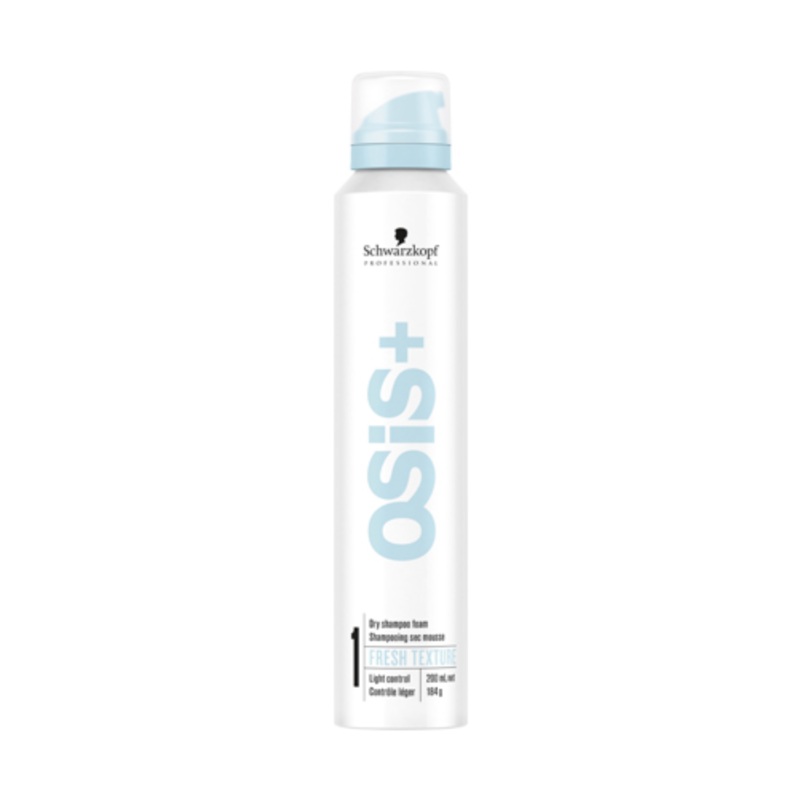 SCHWARZKOPF PROFESSIONAL OSIS+ FRESH TEXTURE DRY SHAMPOO FOAM 200ML