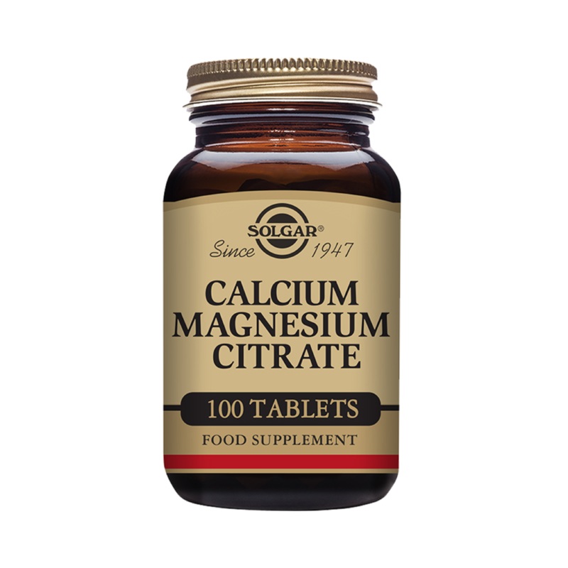 Solgar – Calcium Magnesium Citrate 50 Tablets *