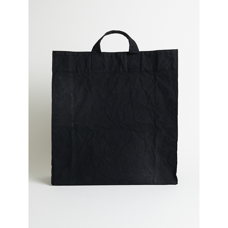 Vegetables on a Sunday Bag in Black 10oz Duck Canvas and Beeswax