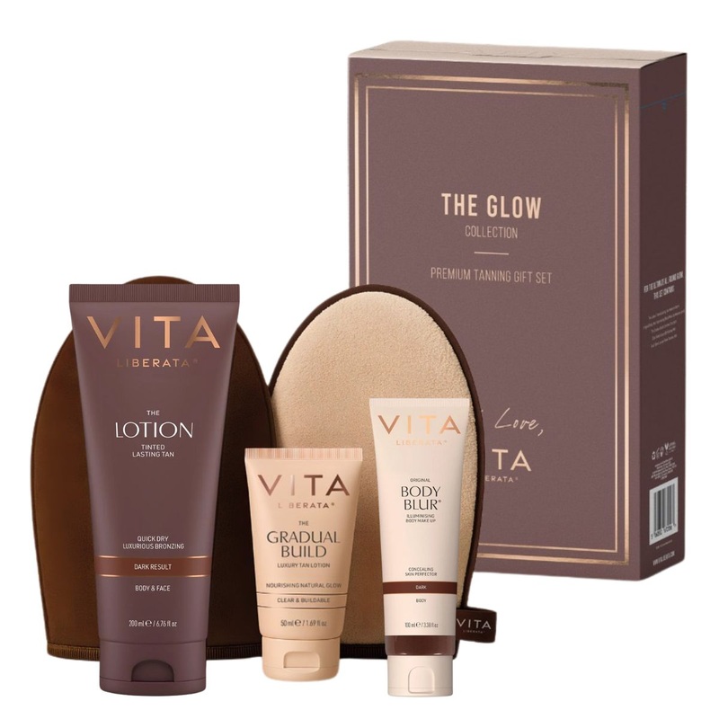 Vita Liberata The Glow Collection Premium Tanning Gift Set – Dark