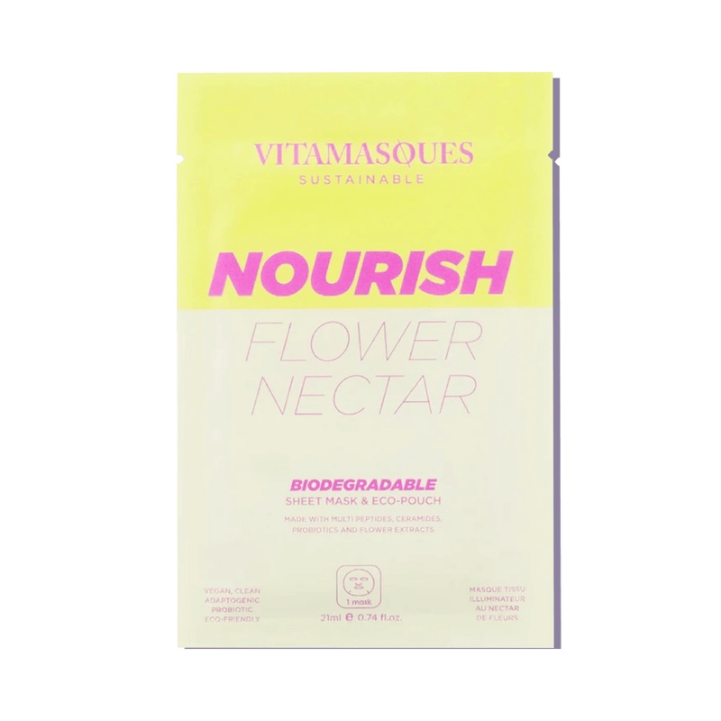 Vitamasques – Nourish Flower Nectar Sheet Mask 21ml