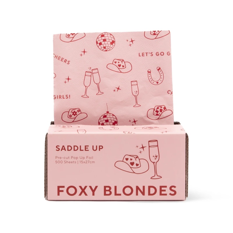 FOXY BLONDES SADDLE UP POP UP FOIL – 15 X 27CM 500 SHEETS
