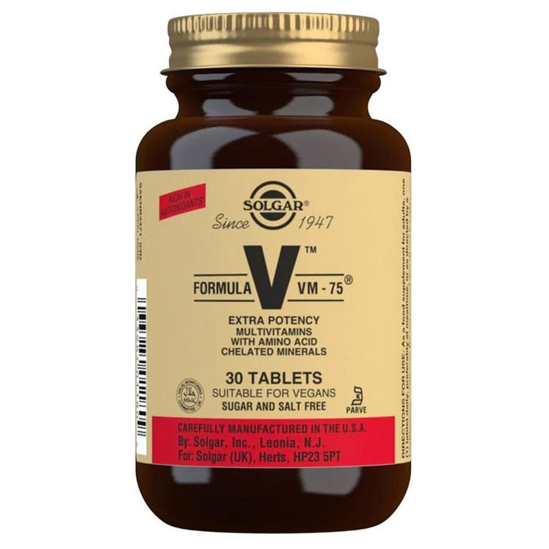 Solgar Formula VM-75 Multivitamin 30 Tablets