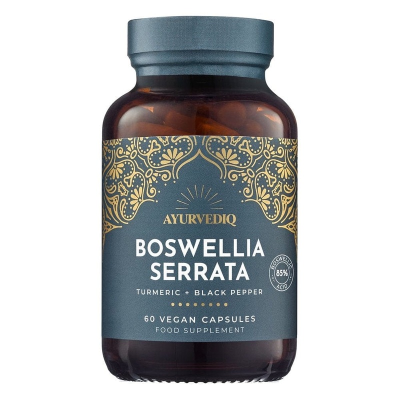 Ayurvediq Boswellia Serrata and Turmeric Capsules