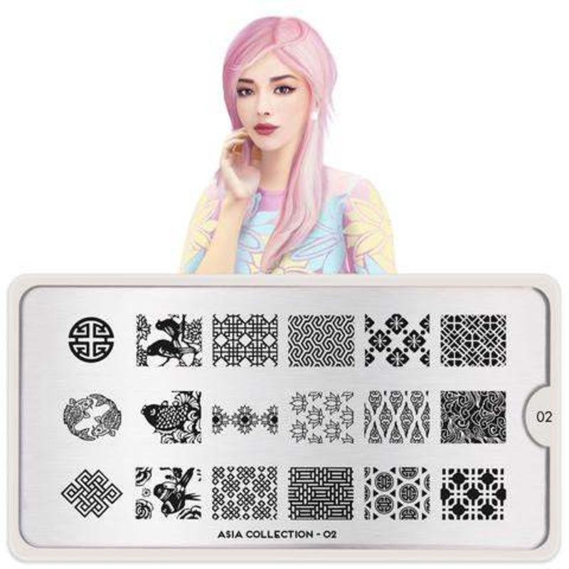 Moyou London Stamping Plate – Asia 02