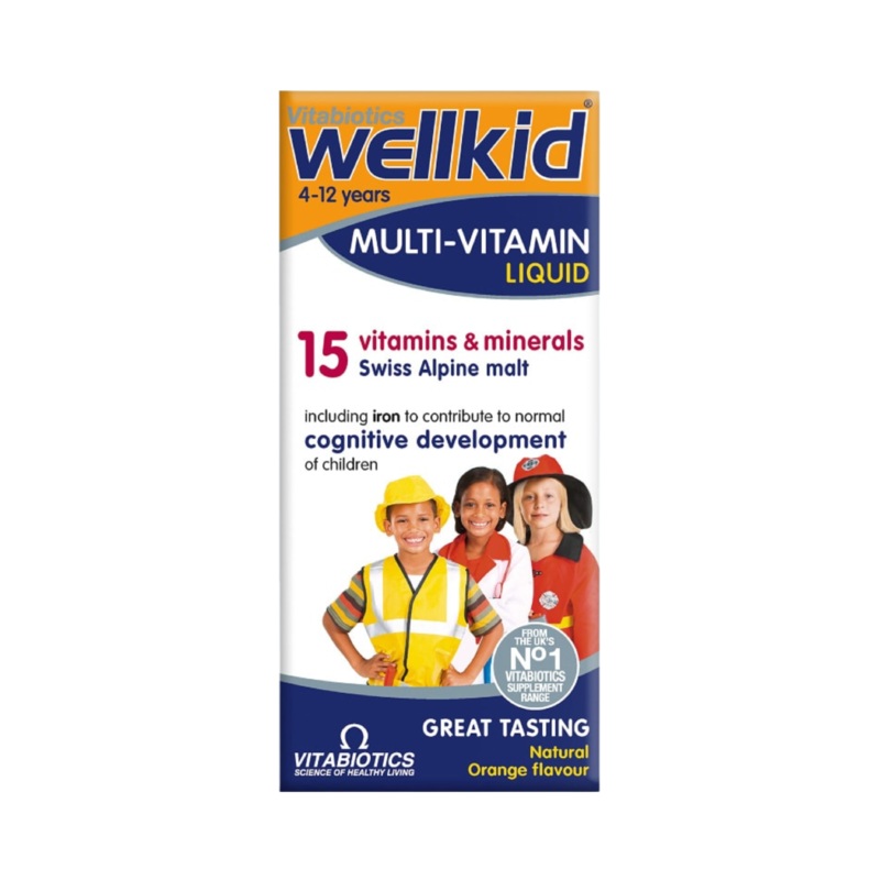 Vitabiotics – Wellkid 4-12 Years Multivitamin Liquid 150ml