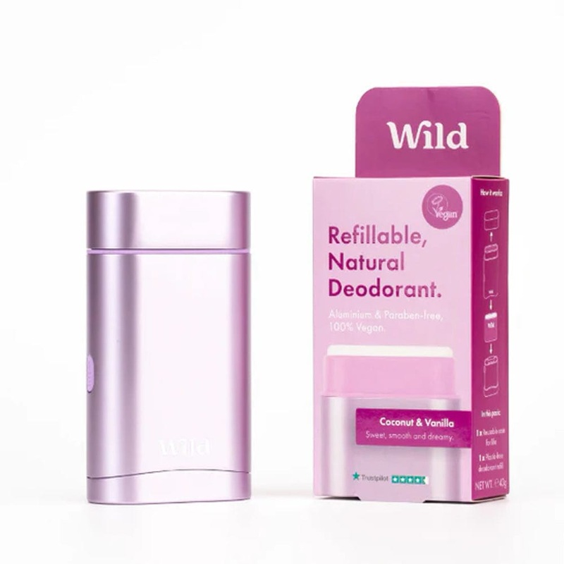 Wild Natural Deodorant Refillable Starter Pack