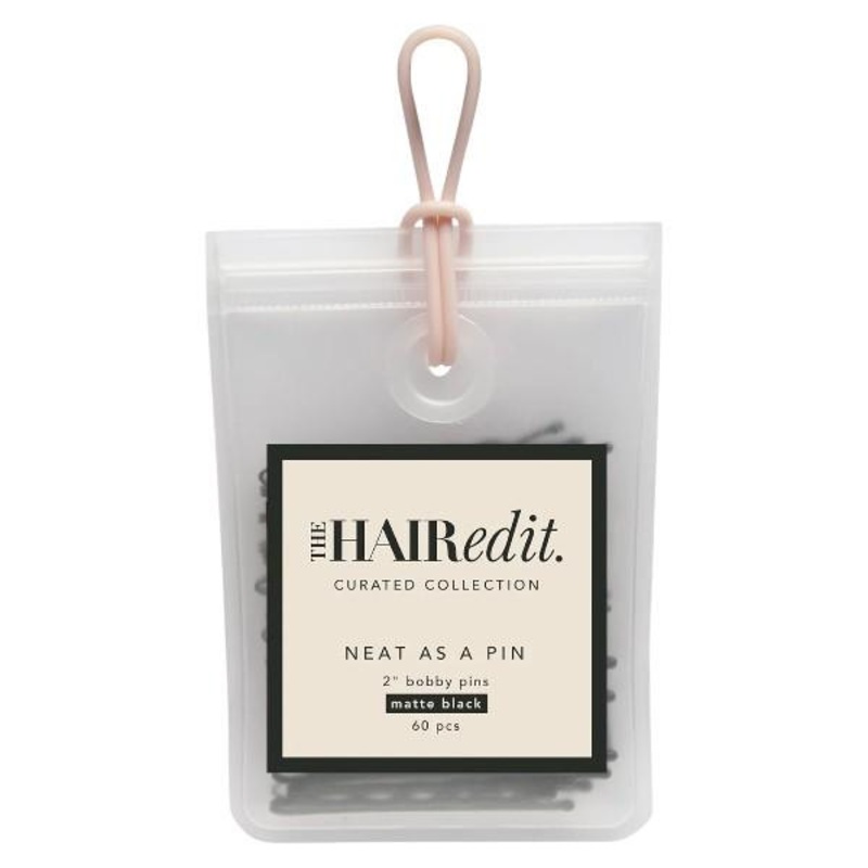 THE HAIR edit — Bobby Pins – Matte Black 60/pack