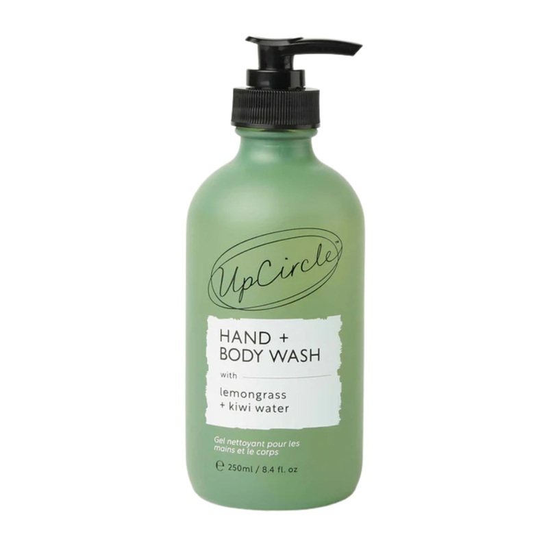 UpCircle Beauty Hand + Body Wash with Lemongrass + Kiwi Water 250ml