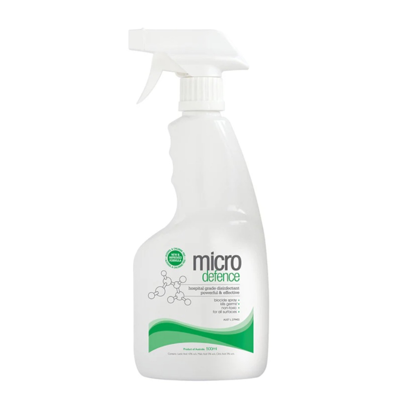 CARONLAB MICRO DEFENCE HOSPITAL GRADE DISINFECTANT BIOCIDE SPRAY 500ML