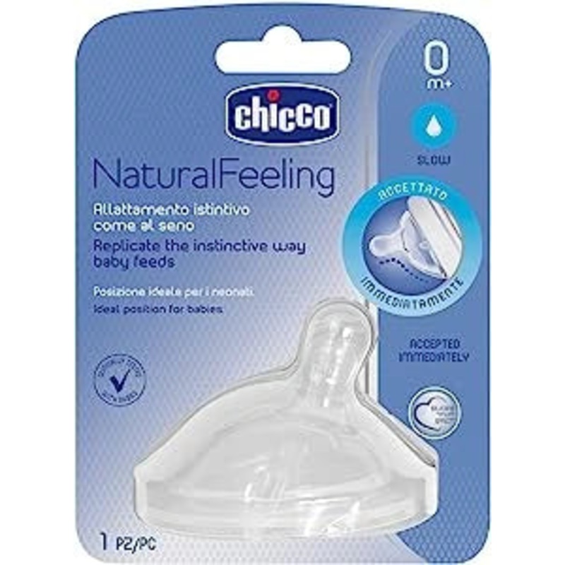 Chicco Natural Feeling Teat 0M+ Regular Flow 1 Pc