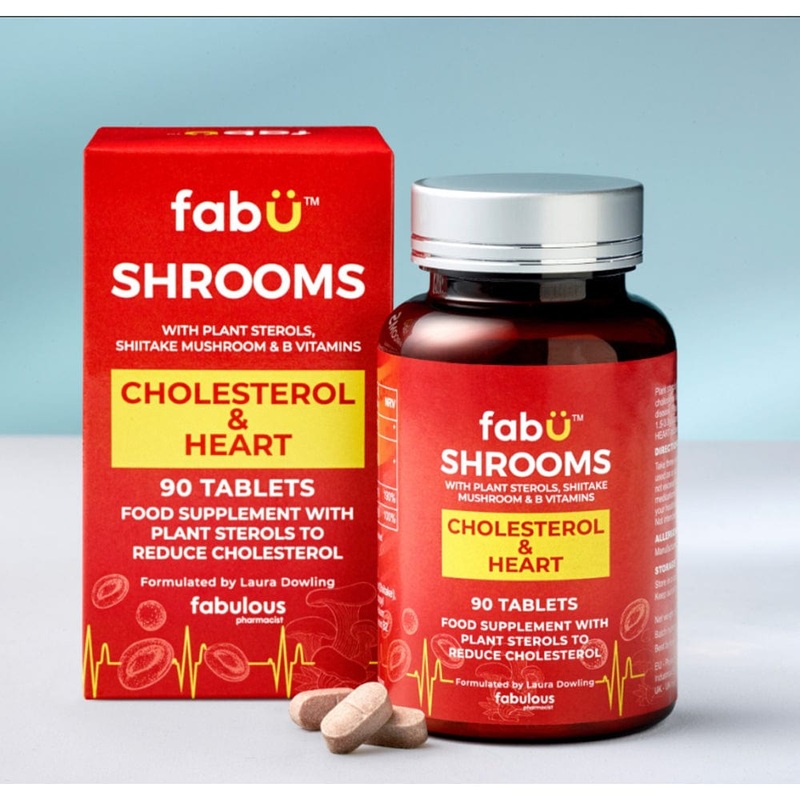 fab SHROOMS CHOLESTEROL & HEART 90 Tablets
