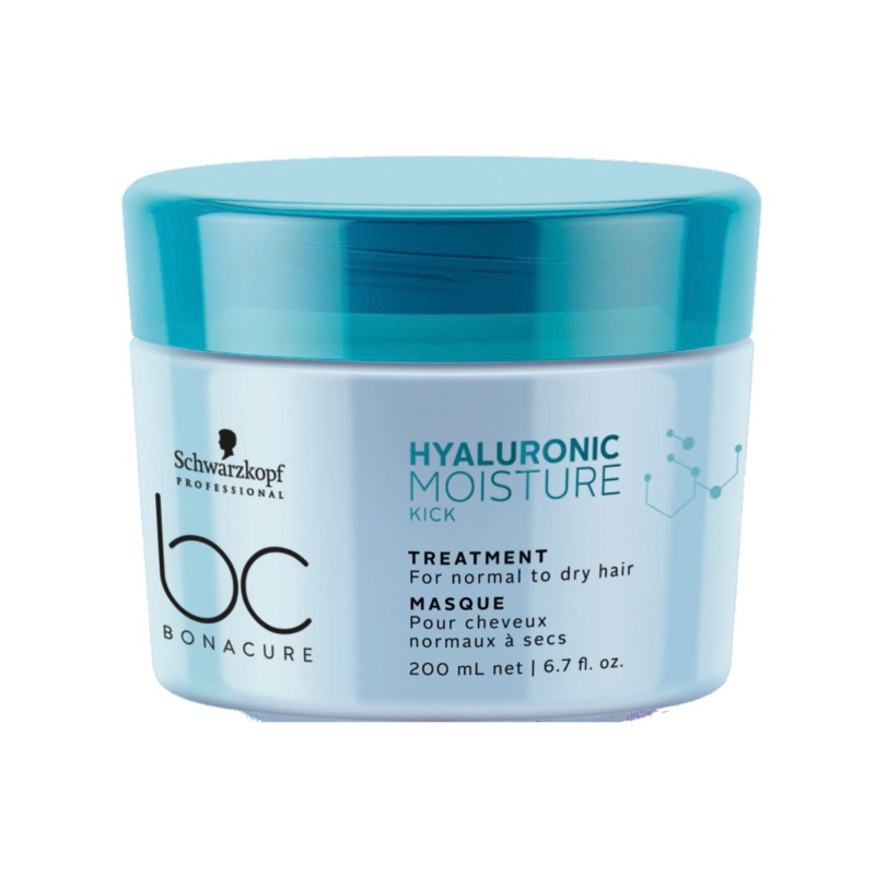 SCHWARZKOPF Bonacure Hyaluronic Moisture Kick Treatment  |  Various Sizes