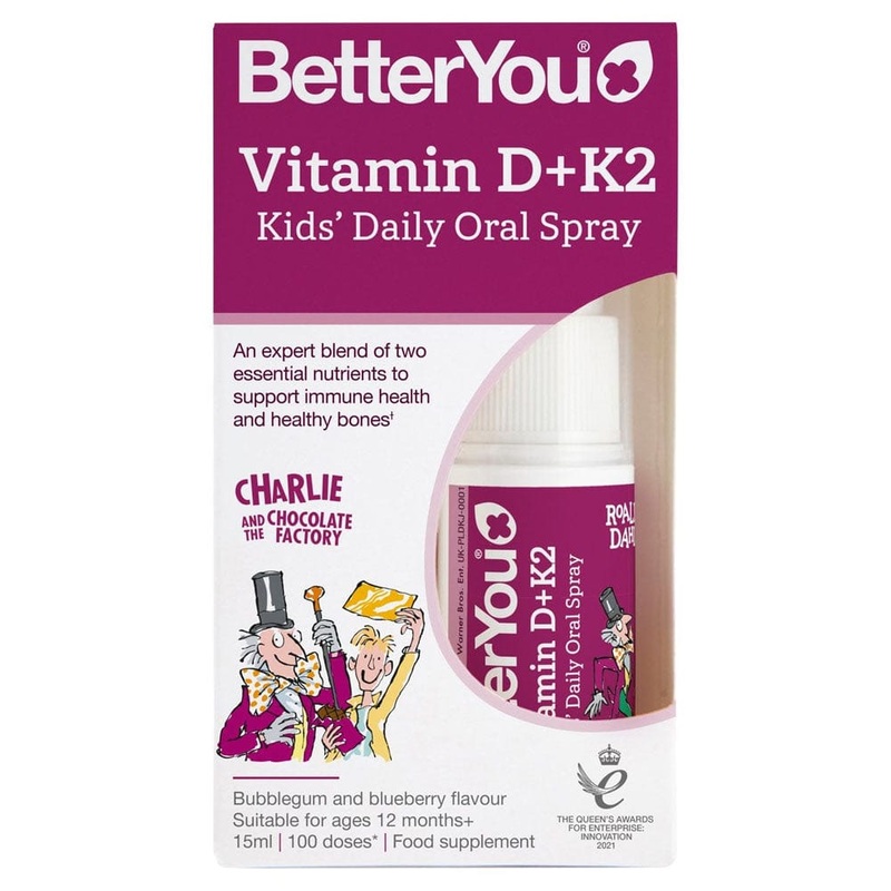 BetterYou Vitamin D + K2 Kids Oral Spray 15ml