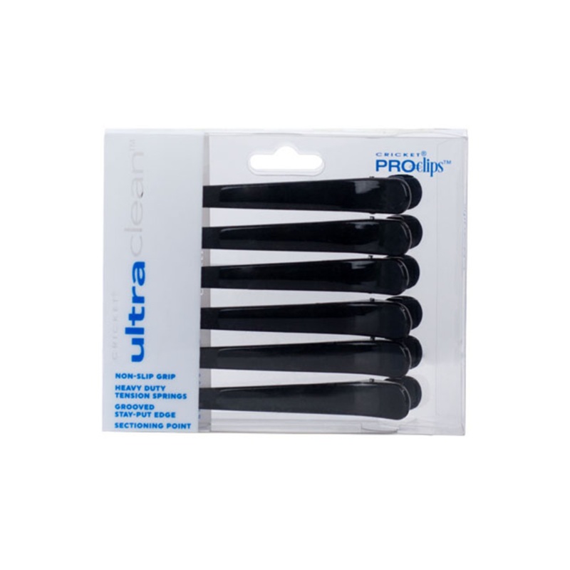 CRICKET PRO CLIPS ULTRA 6 PIECE BLACK