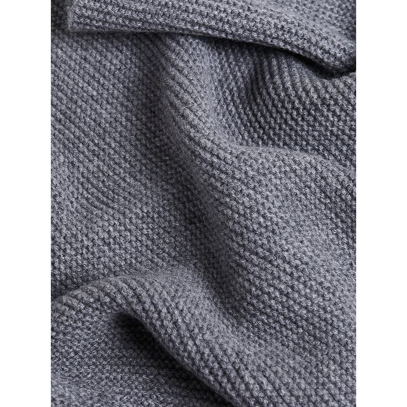Marisol Links Scarf in Mid Grey Melange