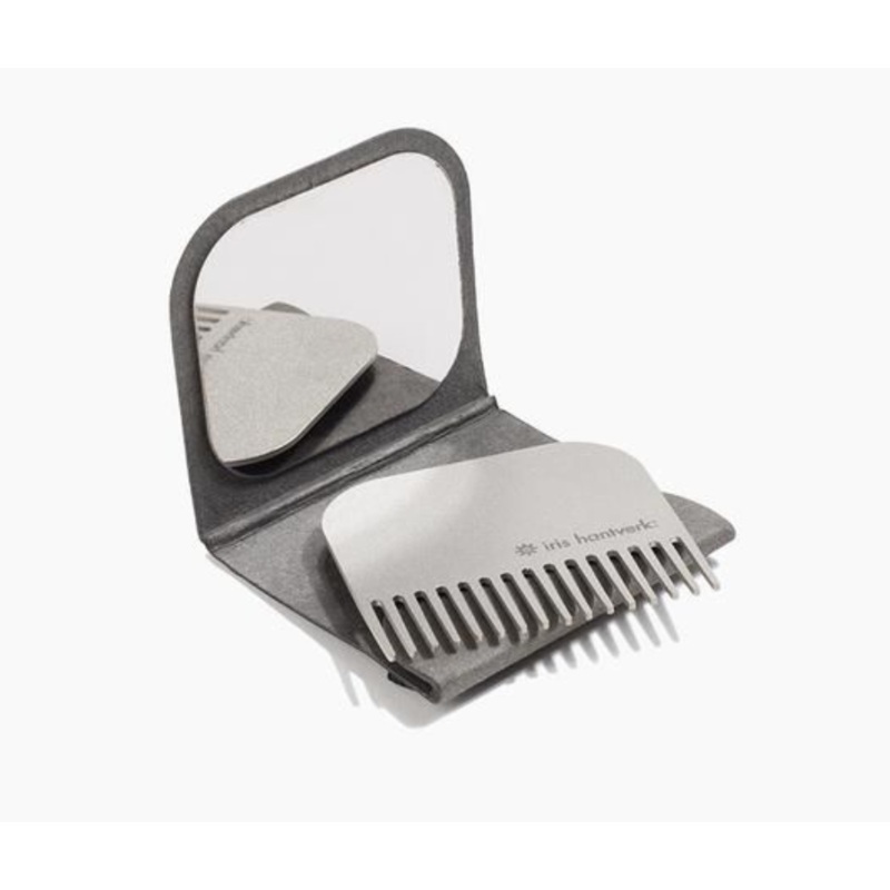 Pocket mirror & comb set
