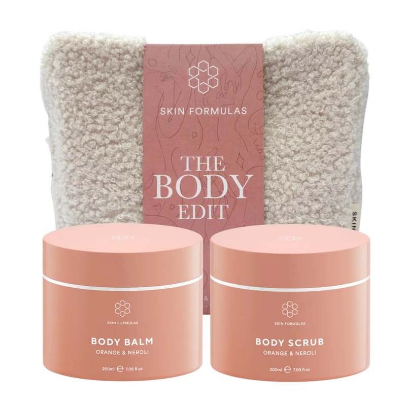 Skin Formulas The Body Edit – Body Scrub & Body Balm