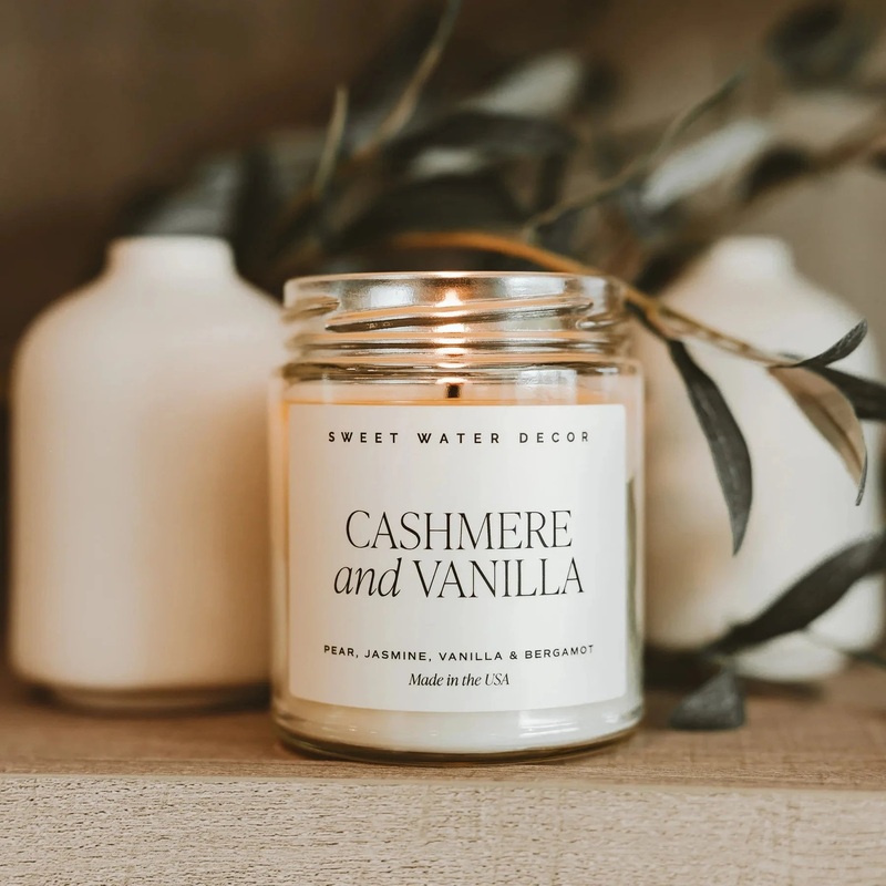 Sojawachskerze “CASHMERE and VANILLA” | SWEET WATER DECOR