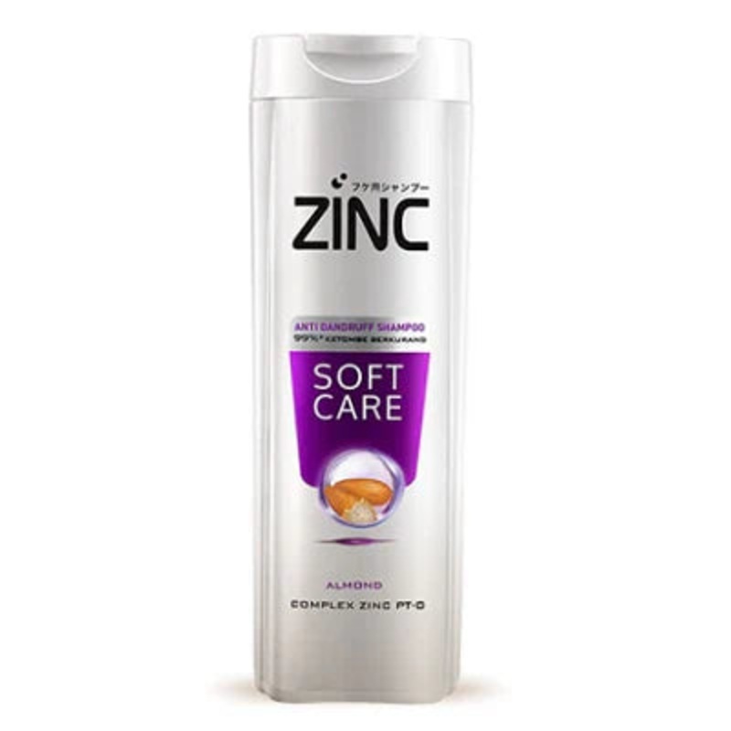 Zinc Soft Care Almond Anti-Dandruff Shampoo 340ml